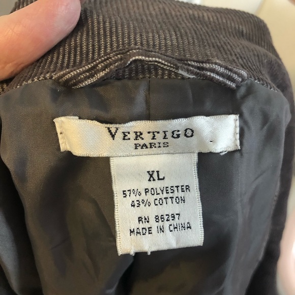 Vertigo Paris fine cordoury embroidered jacket size xl - Picture 5 of 5